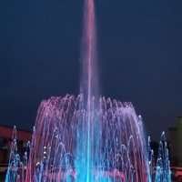 Système complet de fontaine en pierre Wave Light, écologique, résistant au feu et à l'eau, 220V, synchronisation des lumières LED RGB
