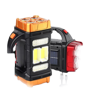 Mạnh mẽ 4-gear USB có thể sạc lại <span class=keywords><strong>COB</strong></span> làm việc năng lượng mặt trời Led đèn pin <span class=keywords><strong>Torch</strong></span> không thấm nước IP65 chiến thuật/khẩn cấp ABS cho sử dụng ngoài trời 3.7V - Product Image 5