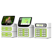Station de location de batteries externes pour téléphones portables Litapower OEM à 8 emplacements, avec charge rapide 36W, borne de recharge