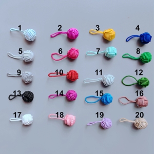 กระดุมปิดรูปกบแบบจีนทำด้วยมือมีห่วงยาว2ซม. สำหรับมัด - Product Image 2