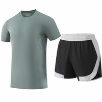 Vente en gros d'usine, ensembles de t-shirts pour hommes, Europe et Amérique, Traje Manga Corta, t-shirts pour hommes grande taille, confortables, ensembles de 2 pièces