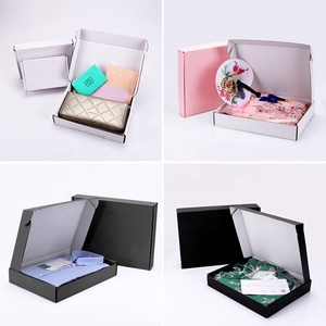 Meilleures ventes <span class=keywords><strong>2021</strong></span> - Boîte cadeau en carton ondulé solide pour avion, laminage mat, matériaux recyclés pour l'expédition de vêtements - Product Image 6