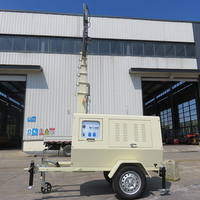 Tour d'éclairage mobile à LED avec générateur diesel, 5m, 7m, 9m – Vente directe usine