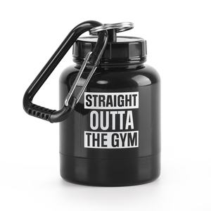 <span class=keywords><strong>Mini</strong></span> tarro portátil de proteína en polvo con llavero, embudo, botella de medicina para Fitness, montañismo, botellas de agua, categoría de producto - Product Image 3