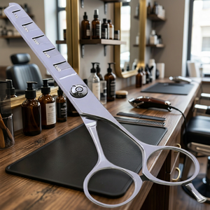 ASAP Ciseaux professionnels en acier inoxydable à 5 dents pour la retouche des cheveux, ciseaux de barbier pour la texturisation, ciseaux de coiffure - Product Image 4