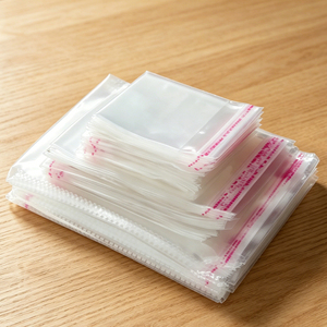 Spot wholesale opp transparent adhesive self-adhesive <b>bag</b> clothing <b>packaging</b> adhesive <b>bag</b> self-sealing <b>plastic</b> <b>bag</b> - Product Image 2