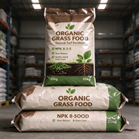 Sac tissé en PP laminé BOPP de 20 kg pour engrais de pelouse, marché australien, avec doublure en PE