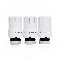 Tête de radiateur thermostatique TRV blanche OEM pour le contrôle de la température du chauffage central, pour vanne de radiateur