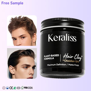 Joynna-Argile bentonite pour hommes, <span class=keywords><strong>cheveux</strong></span> naturels, finition mate, tenue forte, effet coiffant avec texture hypoallergénique - Product Image 1