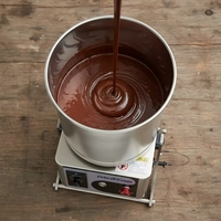 Machine à mélanger le chocolat au prix d'usine, broyeur de fèves de cacao de haute qualité, machine à broyer les fèves de cacao de qualité alimentaire commerciale