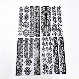 Feuille de transfert 3D pour nail art motif étoilé, autocollant pour ongles en gel effet peau de serpent, compatible UV, en papier et plastique, vente en gros - Product Image 1