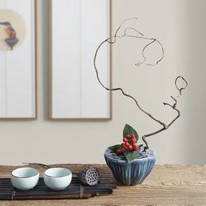 Piccolo <span class=keywords><strong>vaso</strong></span> <span class=keywords><strong>in</strong></span> ceramica Celadon Lotus Pod Zen stoviglie composizioni floreali e porta tè per piante e <span class=keywords><strong>fiori</strong></span> - Product Image 4