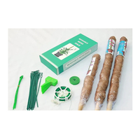 Varilla de tótem de fibra de coco extensible para plantas de escalada, palo de palma de coco para jardinería, enredaderas de interior, disponible