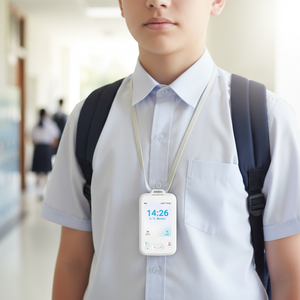 โทรศัพท์เด็กหน้าจอใหญ่ 2.83 นิ้ว พร้อมซิมการ์ด 4G GPS Tracker พร้อมผู้ช่วยสอน AI แบตเตอรี่ 1500mAh อุปกรณ์เพื่อความปลอดภัยในมหาวิทยาลัย - Product Image 1