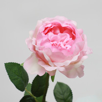 Nouvelle Arrivée - Tige de Rose Artificielle Austin à Toucher Réel pour Décoration Maison, Fêtes et Mariages