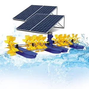 ossigenazione dell'acqua grande aeratore solare per laghetto per macchina per l'acquacoltura con ruota a pale per laghetto