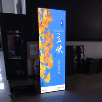 Intérieur P2.5 Portable Wifi Contrôle Prix Numérique Intelligent Publicité Lecteur Led Écran Affiche Affichage pour Centre Commercial