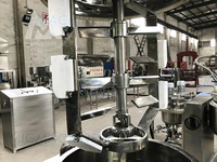 Mélangeur émulsifiant sous vide automatique en acier inoxydable SUS316L pour la production de dentifrice, de mayonnaise, de sauces et la ligne de transformation alimentaire