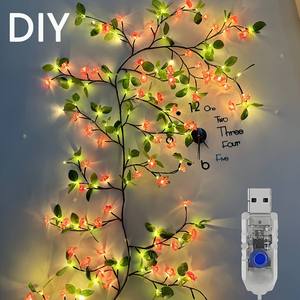 ไฟต้นไม้ LED โซลาร์ WINNER รุ่น Ficus สไตล์เทพนิยาย แสงวอร์มไวท์ 2700K ความยาว 5 เมตร ไฟประดับตกแต่งภายในบ้าน CRI80 - Product Image 6