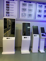Kiosque de terminal de paiement 15.6 21.5 pouces, machines de commande automatisée, libre-service, contrôle d'équipement de supermarché, système de tickets de file d'attente