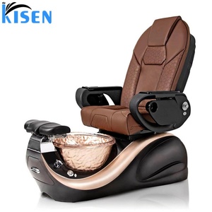 Kisen Popular New Hot Luxury Full Body Massage Manicure <b>Portable</b> Pedicure Spa Chair Magnetic Jet for Nail Beauty Salon - Product Image 6