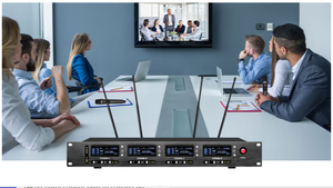 Usd925 Miễn Phí tàu đúng sự đa dạng + Hồng ngoại tần số 4 kênh không dây cầm tay Micro Hội Nghị Set bài phát biểu giáo dục w9004 - Product Image 2