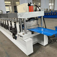 Machine de formage à froid entièrement automatique pour profilés en acier Huatong, gouttières de toit, fascias et tuiles, avec moteur 4KW, commande Delta, haute vitesse