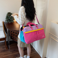 Sac de sport léger et de haute qualité avec séparation sec-humide et compartiment à chaussures, sac de voyage portable pour week-end, sac de sport tendance