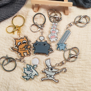 Acrylic Key Chain Key Ring Acrylic Custom Printed Acrylic Keychain Plastic Anime Arylic Keychain Custom