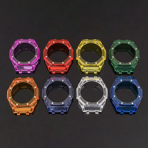 Bracelet de montre transparent en TPU populaire, accessoires colorés pour boîtier de montre <span class=keywords><strong>Casioak</strong></span> <span class=keywords><strong>GA</strong></span>-<span class=keywords><strong>2100</strong></span> <span class=keywords><strong>GA</strong></span>-2110, bracelets de montre - Product Image 5