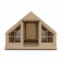 6 ㎡   Tente de camping gonflable compacte 2x3m en Oxford 420D PU3000mm imperméable, tente familiale portable pour les escapades de fin de semaine