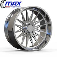 Jantes forgées 22x10 22x12 24x12 22 pouces 6x135 6x5.5 pour Ford F150 pour Dodge Ram 1500 Super Single Style 6 trous Jantes de camion personnalisées