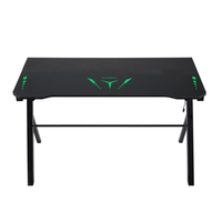 Ensemble complet de bureau et chaise d'ordinateur simples pour le bureau ou la chambre à coucher, ensemble combiné pour jeux et esports, table de bureau