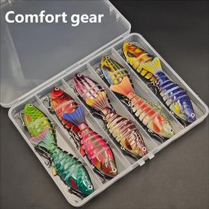 Juego <span class=keywords><strong>de</strong></span> Señuelos Duros <span class=keywords><strong>de</strong></span> Pesca <span class=keywords><strong>de</strong></span> Múltiples Secciones, Equipo <span class=keywords><strong>de</strong></span> Pesca Personalizado - Product Image 5