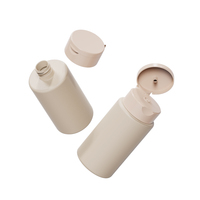 Choebe 300ml 10oz Bouteille de shampooing en plastique HDPE mate, douce au toucher, compressible, avec bouchon à clapet, emballage pour soins de la peau