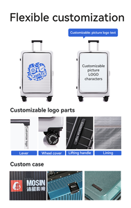 2024 New Arrival tùy chỉnh hành lý Set với bánh xe phổ Túi du lịch Xe đẩy trường hợp <span class=keywords><strong>ABS</strong></span> Vali du lịch trường hợp - Product Image 6