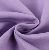 Tessuto Slub 30% Lino 70% Cotone 160gsm, Materiale Traspirante e Morbido in Misto Lino e Rayon per Abiti, Camicie e Pantaloni