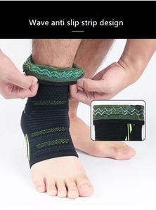 3D Basketball <span class=keywords><strong>Sport</strong></span> <span class=keywords><strong>Compression</strong></span> Chevillere Wrap Protector Weaving Strap Cheville Support Brace Sleeve - Product Image 2