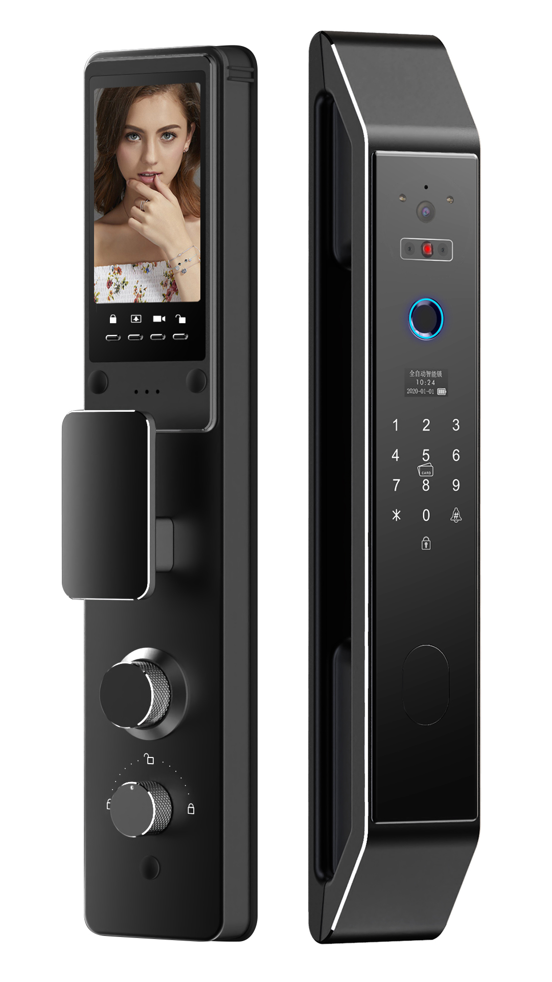 ZC8 Impronta Digitale Password Riconoscimento Facciale Carta APP 100+