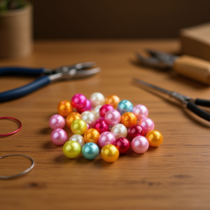 Perlas Sueltas Multicolores Ilan Abalorio de 10 mm para la Elaboración de Joyas - Product Image 5