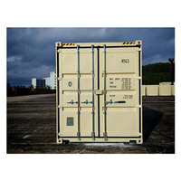 Contenedor de Almacenamiento de Lado Abierto de 40' 40HQ, Cajas y Contenedores de Almacenamiento, Accesorio para Montaje en Garaje, Acero Corten Beige, Capacidad de 68-73cbm, Vita