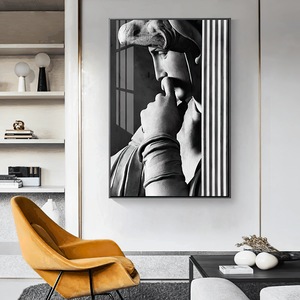 Pinturas Vintage sobre <span class=keywords><strong>la</strong></span> <span class=keywords><strong>pared</strong></span>, pósteres e impresiones <span class=keywords><strong>de</strong></span> arte, escultura <span class=keywords><strong>de</strong></span> David, <span class=keywords><strong>collage</strong></span>, imágenes artísticas <span class=keywords><strong>en</strong></span> blanco y ne - Product Image 3