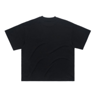 Camiseta Deportiva de Manga Corta, Oversize, Bordada, 100% Algodón Orgánico