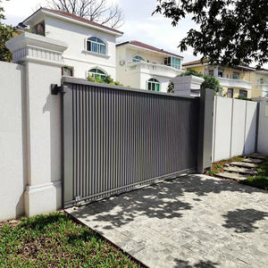 Porte en porte-à-faux moderne intelligente en alliage d'aluminium pour entrée de villa ou d'hôtel - Product Image 1