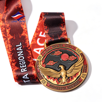 Longzhiyu - Medallas Personalizadas OEM de 20 Años de Experiencia, Medallas Deportivas 2D de Metal para Judo, Karate, Taekwondo, Gimnasia, Danza, Fútbol, Pickleball