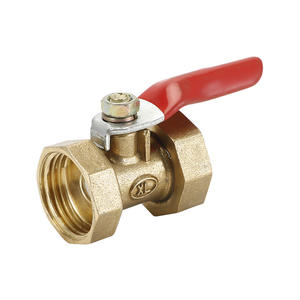 Vanne à bille pneumatique double intérieure et extérieure avec 1 à 4 points de ventilation, vanne à interrupteur en cuivre, conception pagode à 2 à 3 points - Product Image 1