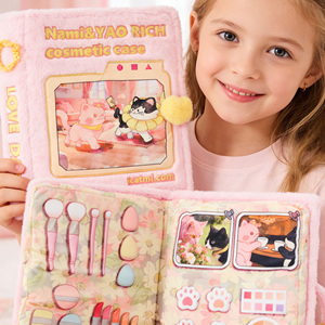 Giocattoli Educativi per Neonati, Libro Morbido in Tessuto, Libro di Peluche Personalizzato per Attività Prescolari, Cuscino a Forma di Animale Imbottito - Product Image 6