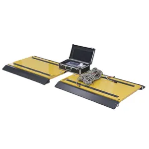 Heavy Duty 5 Ton To 20 Ton Portable Truck Scale Mini Axle Load Scale Within Indicator And Printer