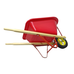 <span class=keywords><strong>Brouette</strong></span> de jardin avec une roue chariot de jardin poignée en bois <span class=keywords><strong>brouette</strong></span> de jardin chariot de décharge utilitaire - Product Image 2