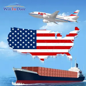 Biaya pengiriman logistik LCL udara laut kontainer penuh 40 kaki biaya pengiriman dari Tiongkok ke Los Angeles/New York USA